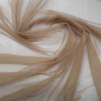 Skin Color Sheer See Through Tulle